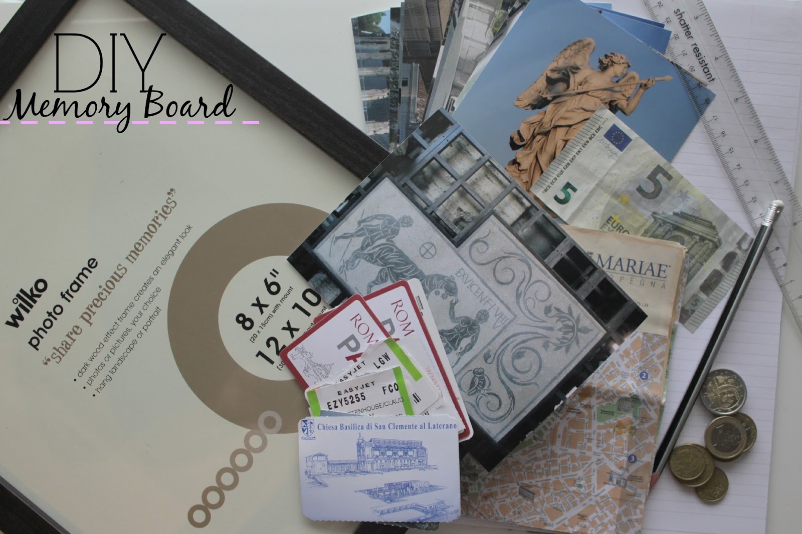 DIY Memory Board Beauty and the Chic