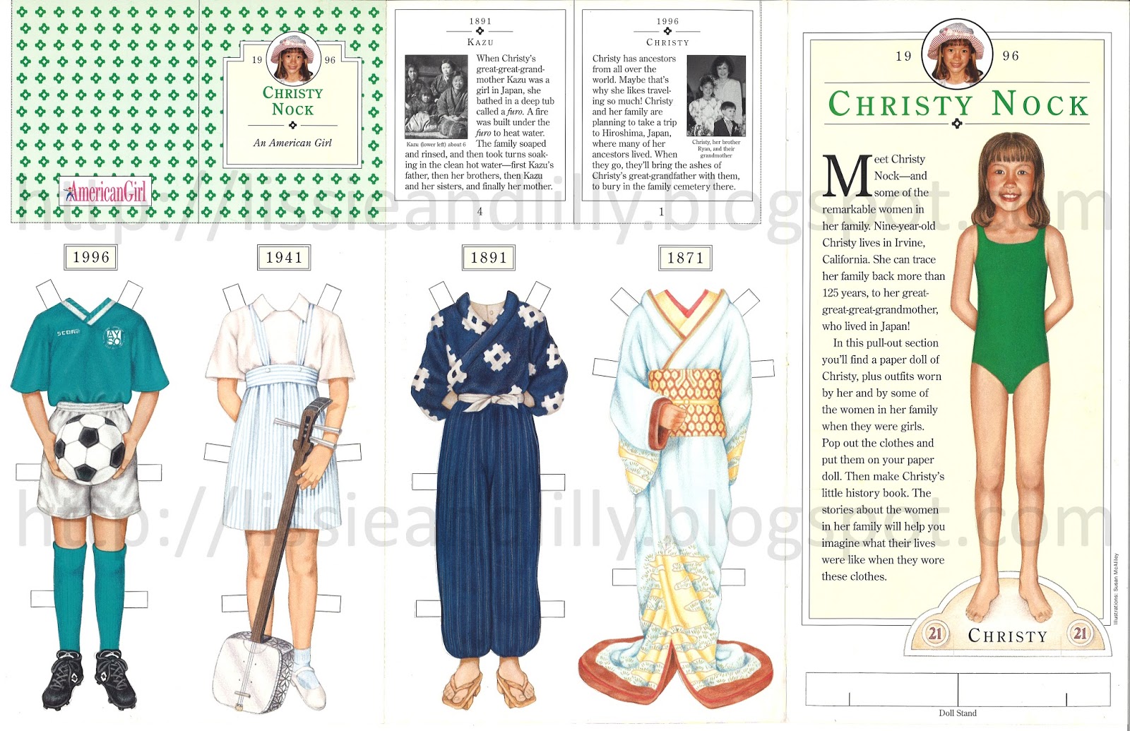 american girl magazine paper dolls
