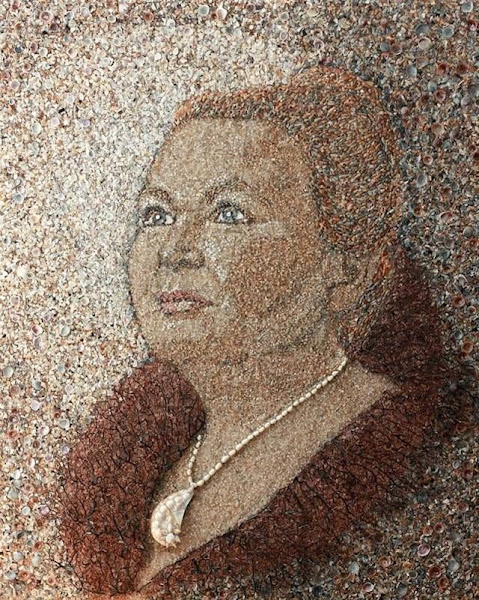 Creative Mosaics of Sand and Shells