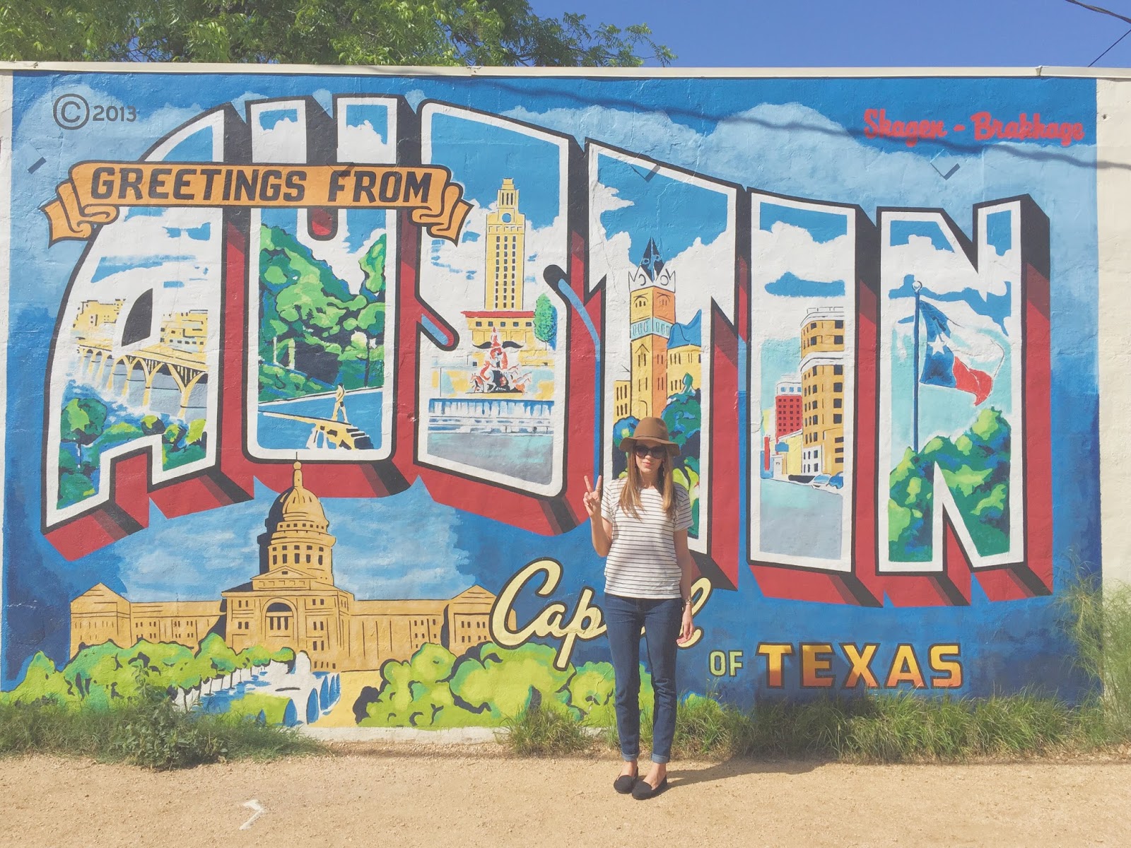 Austin Travel Diary + Postcards Leah Behr
