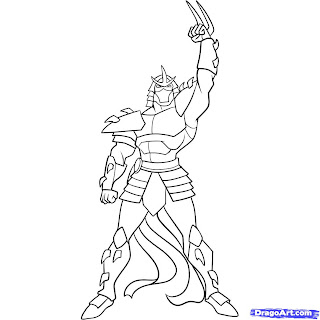 Teenage Mutant Ninja Turtle Coloring Pages