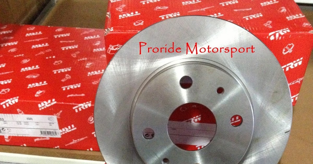 Proride Motorsports TRW (UK) Disc Brake Rotor Aftermarket Brake