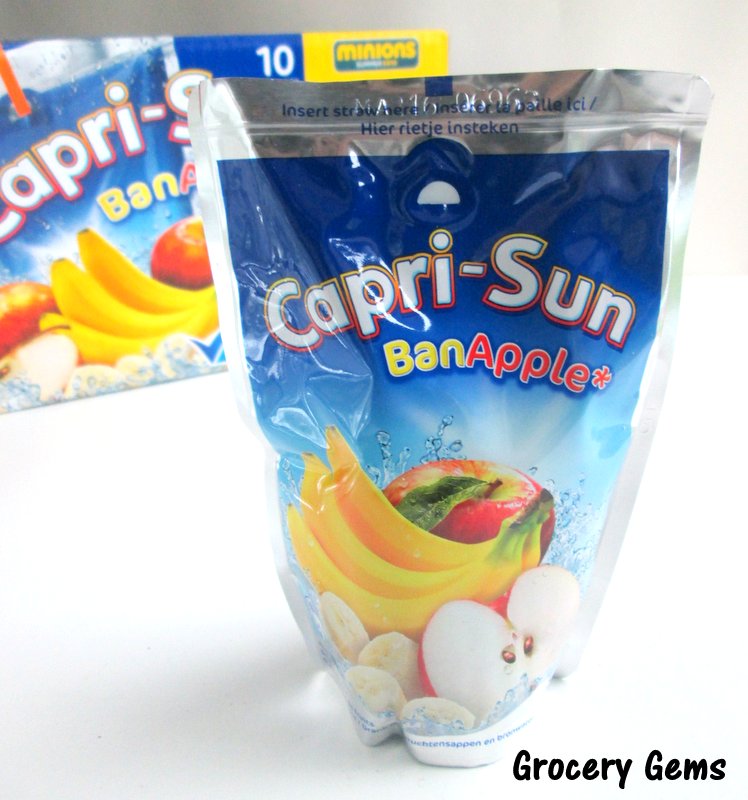Grocery Gems Review Limited Edition Capri Sun Banapple Drink Minions