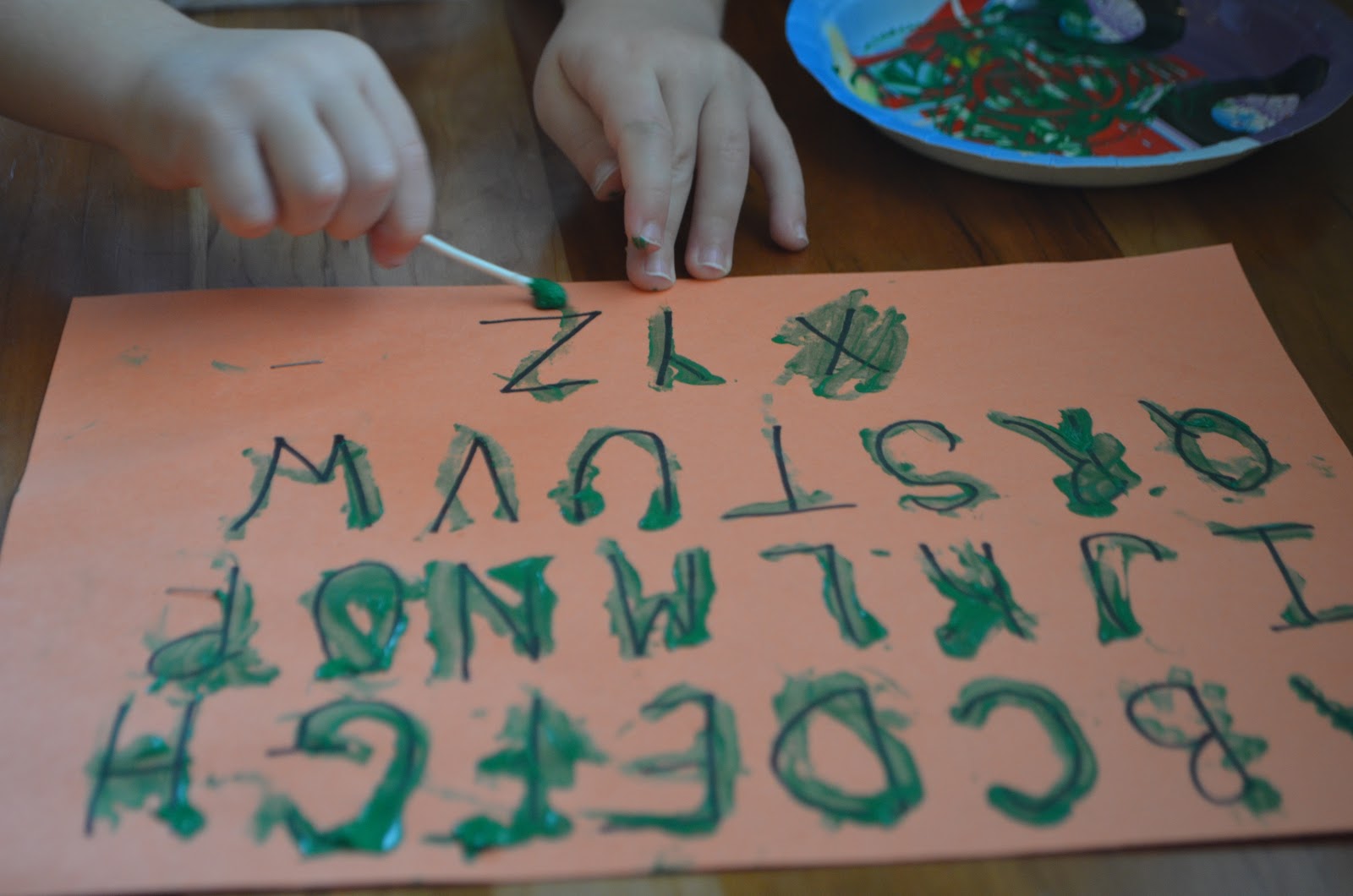 Structured Play Paint the Alphabet