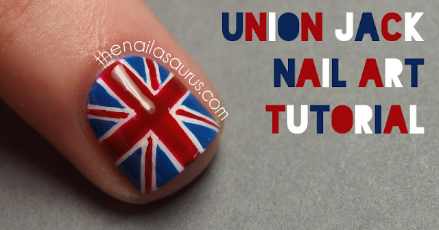 Step-by-Step Union Jack Flag Nail Art Tutorial - wide 8