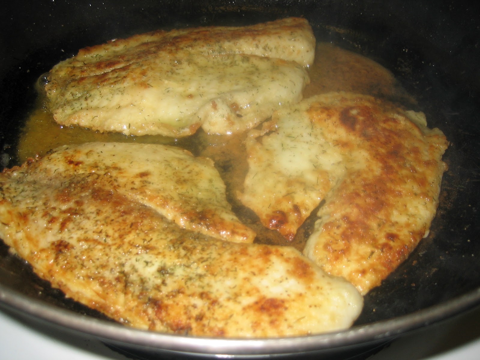 Edible Love Tilapia with Dill, Brown Butter and Lemons