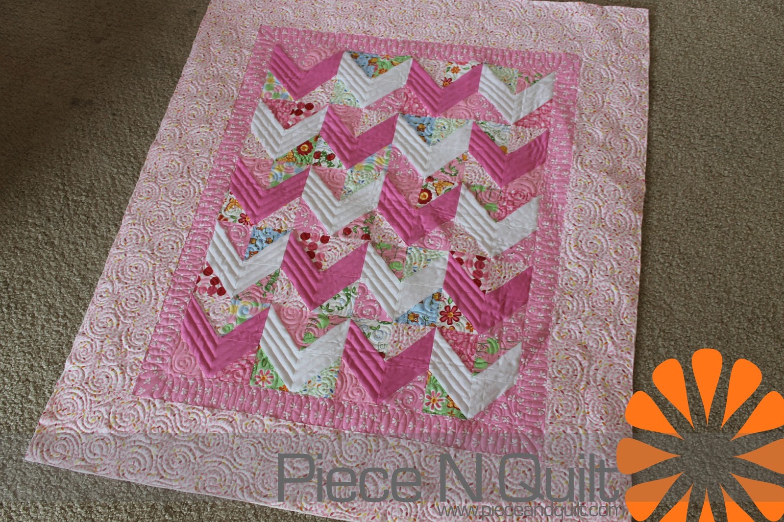 Piece N Quilt Baby ZigZag Quilt