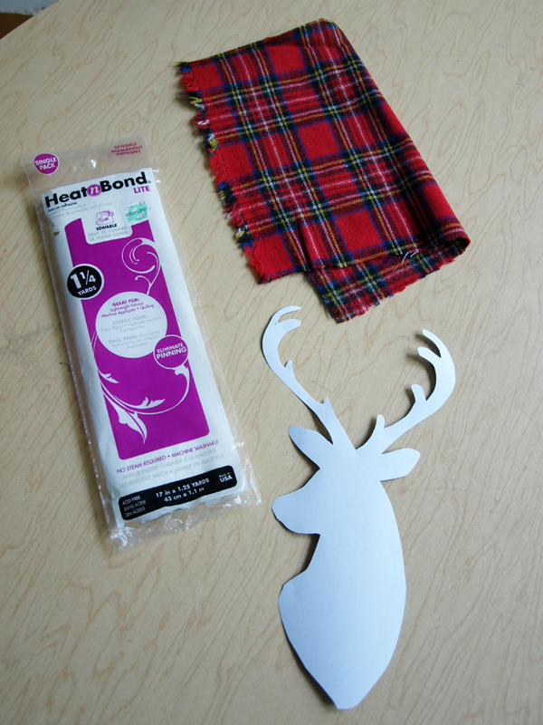 Deer Head Silhouette Pillow HowTo Less Than Perfect Life of Bliss