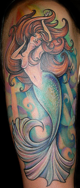 Tattoo Color Mermaid Posted by Jessica Brennan 