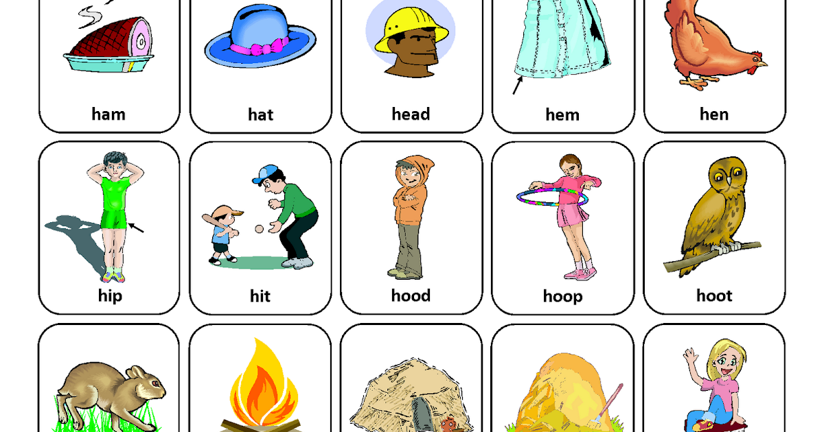 Testy yet trying: Initial H: Free Speech Therapy Articulation Picture Cards