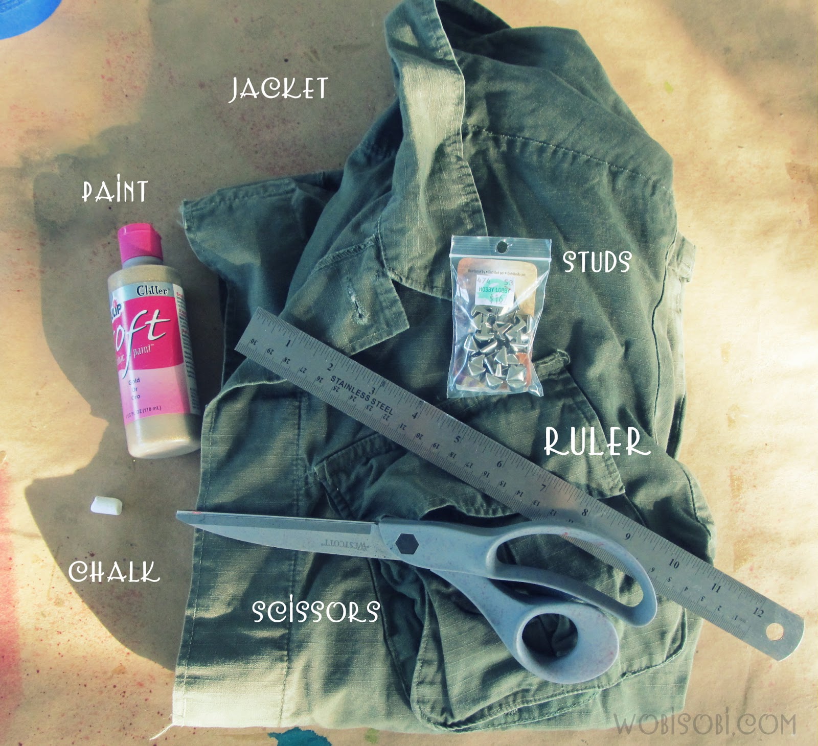 WobiSobi ReStyled Army Jacket.