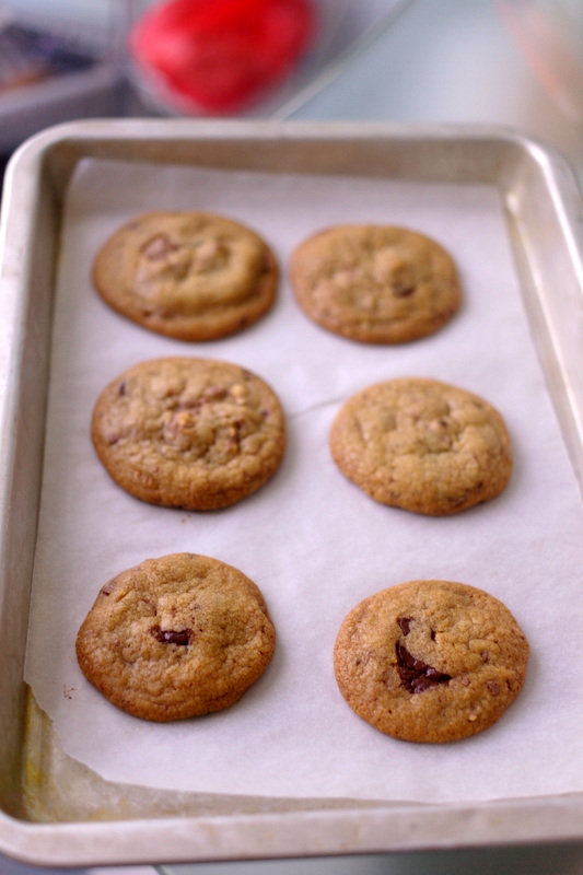 Around le globe Chocolate chunk cookies