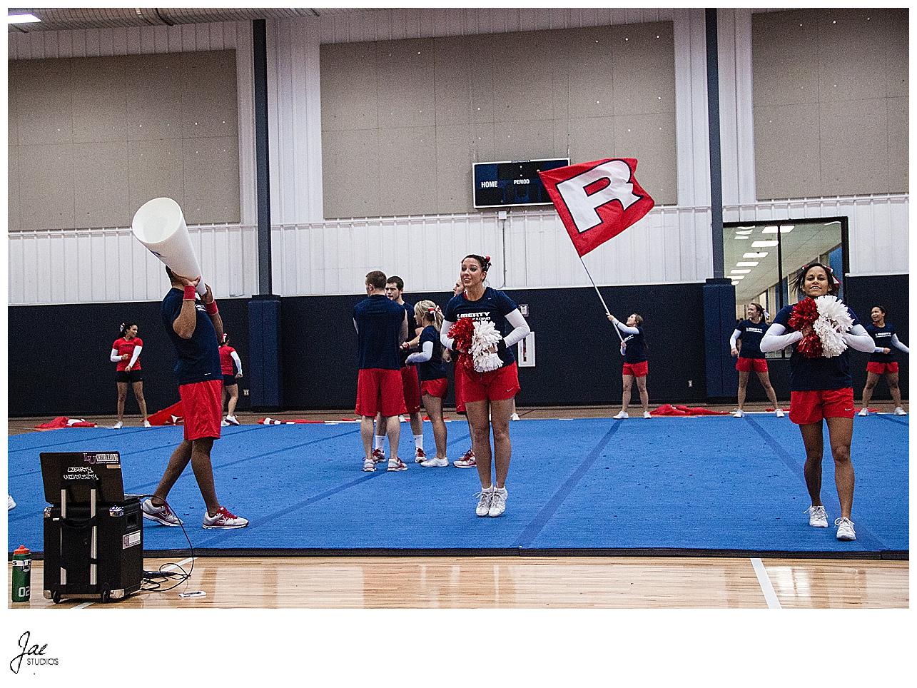 Jae Studios CHEER Liberty University Cheerleading Exhibition