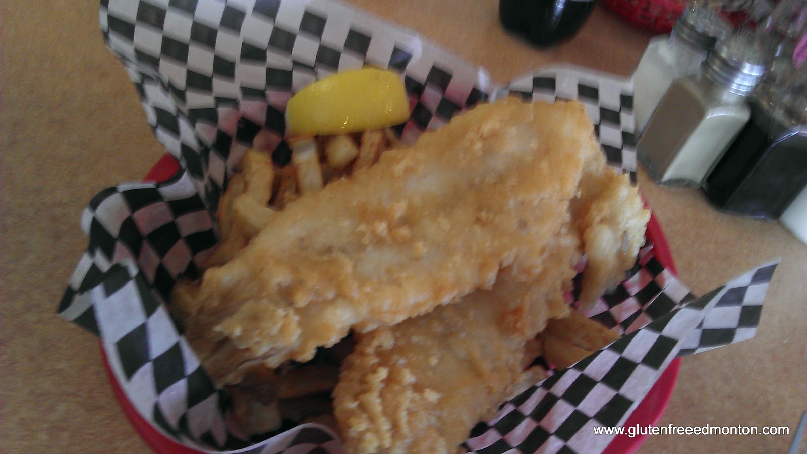 Gluten Free Fish and Chips at Brits! NO WAY!