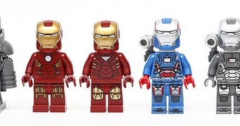 todos los trajes de iron man en lego
