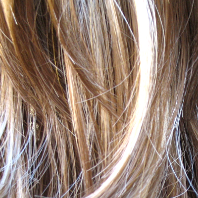 red and blonde highlights in brown hair. red and londe highlights in