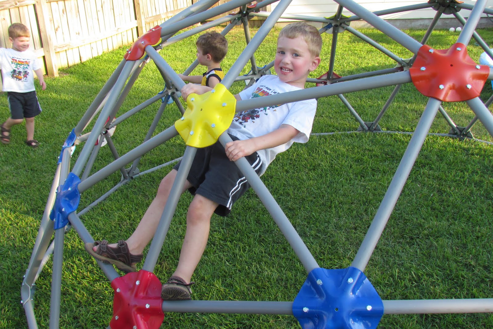 Team Darnell Our Birthday Dome Climber!