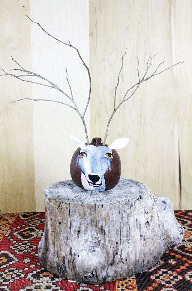 You can read all about my pumpkin painting tips/tricks and view all the