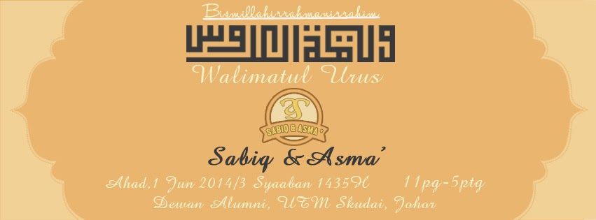 Pernikahan Sabiq & Asma'