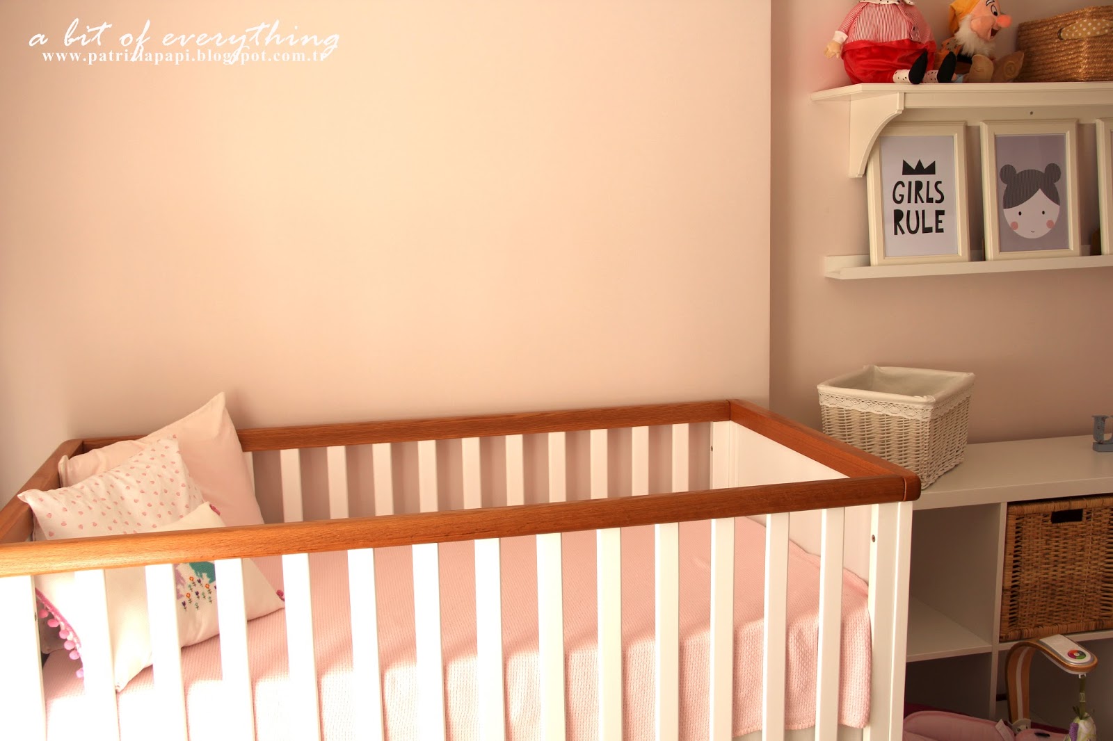 A Bit of Everything Kız Bebek Odası Dekorasyonu / Baby Girl Nursery Decor