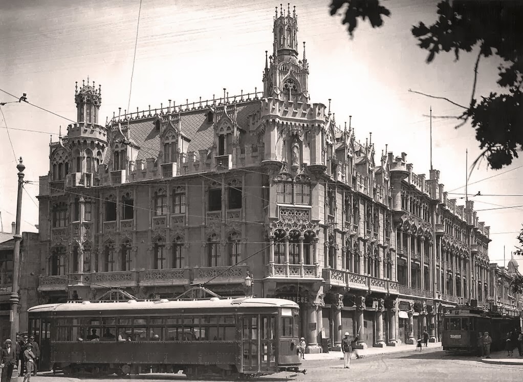 1926, Palacio Undurraga, calle Alameda y Estado