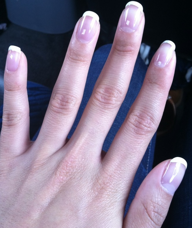 French Shellac Manicure