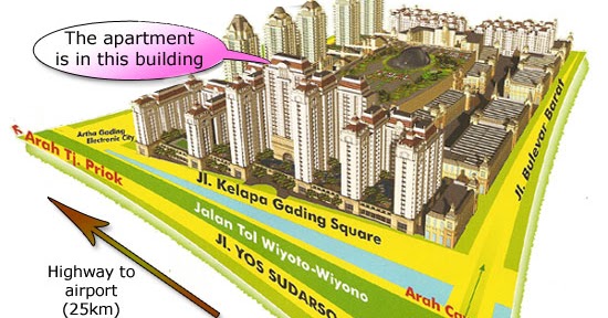 .: Apartemen Town House Kelapa Gading Square