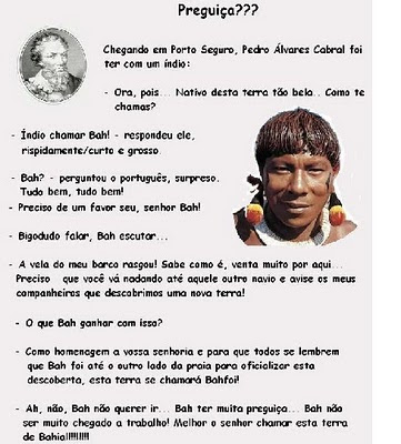 Origem da prequiça ( Descontração )