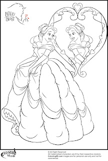 Disney Princess Belle Coloring Pages | Minister Coloring