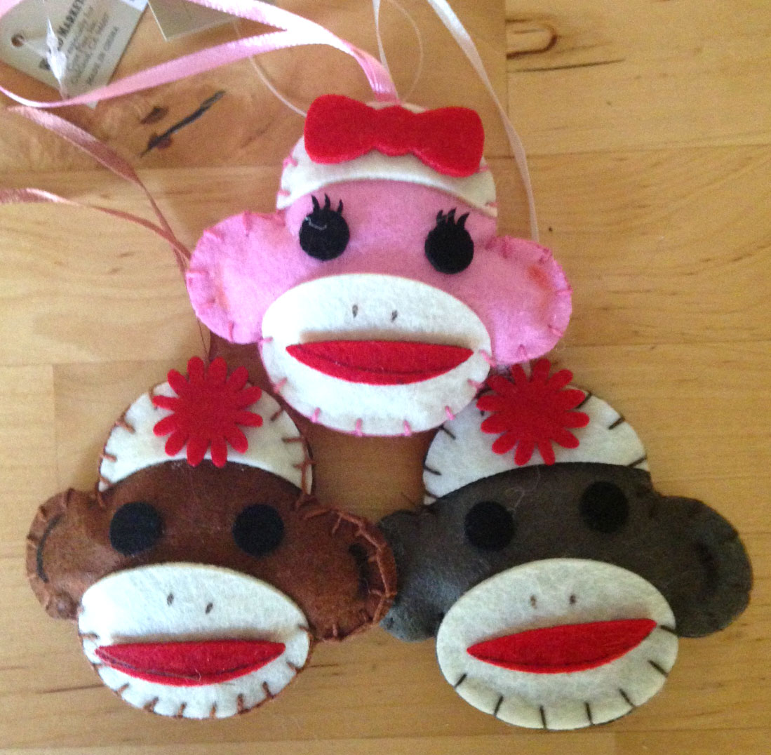 Our Epic Sock Monkey Christmas Adding to the Decorative Sock Monkey Stash