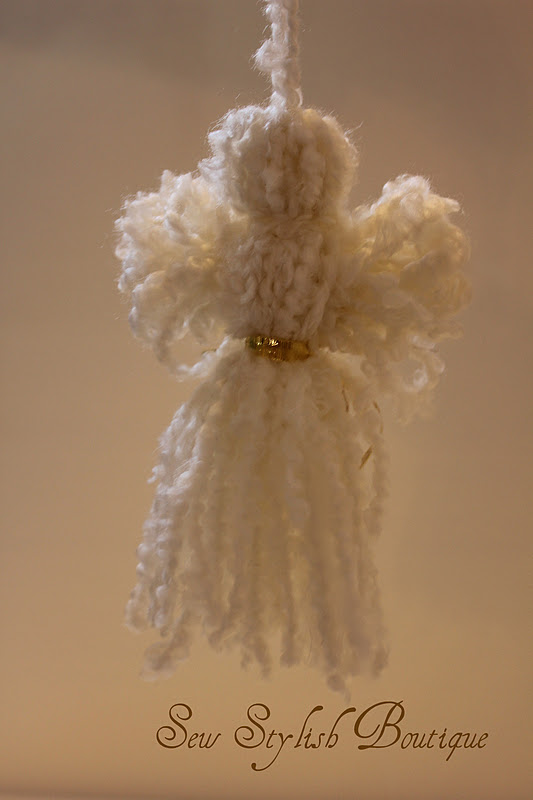Handmade angel ornaments Sew Stylish Boutique: Christmas Angel Ornament Tutorial