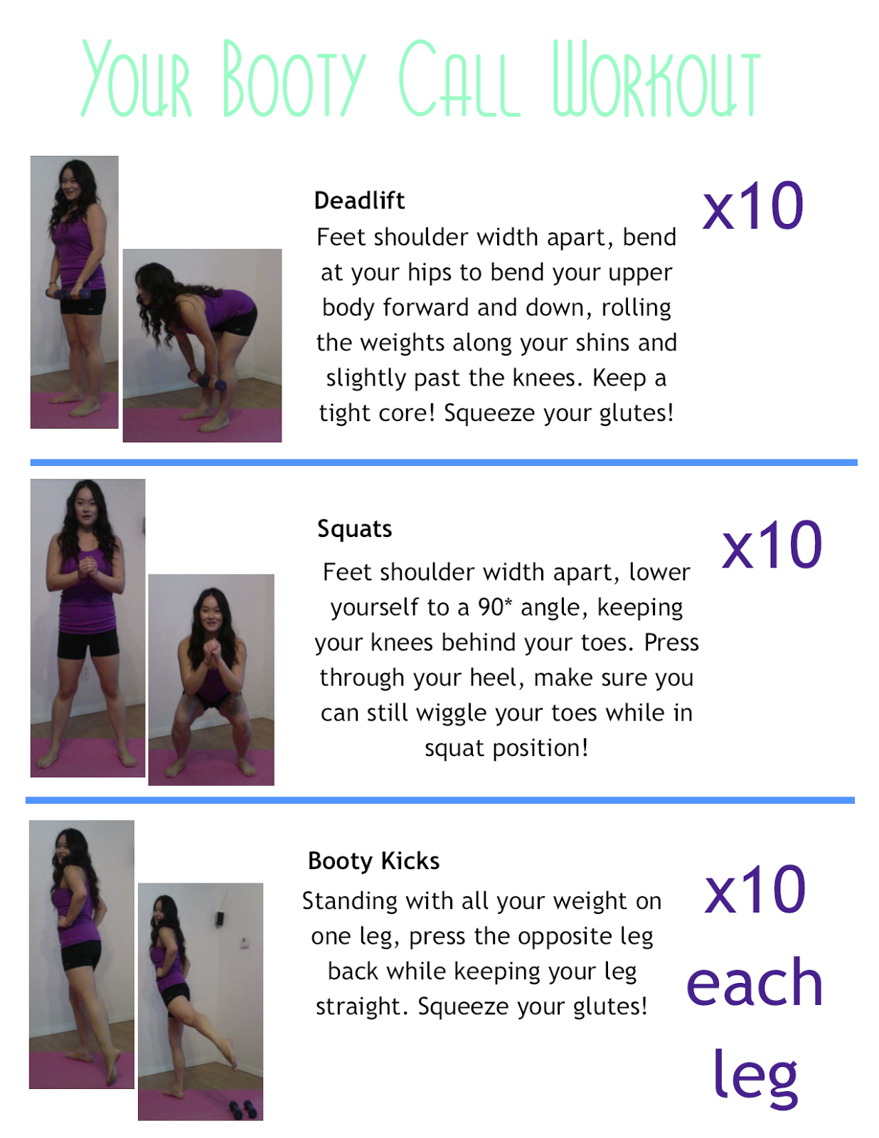 43 10 Minute Booty call workout with Machine