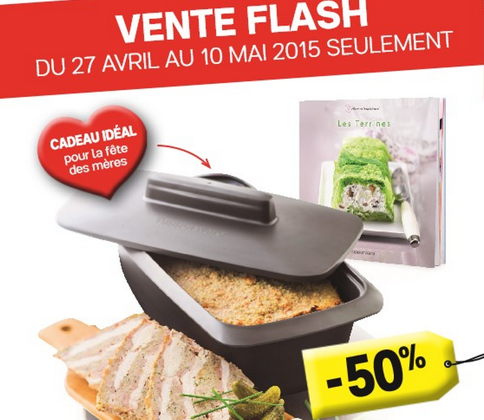 PROMO TUPPERWARE TERRINE ULTRA PRO 1,8l + Livre les terrines 40,70 au