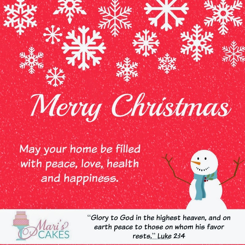 A Merry Salutation Mari's Cakes (English)