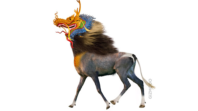 dragón unicornio encontrado en 2012