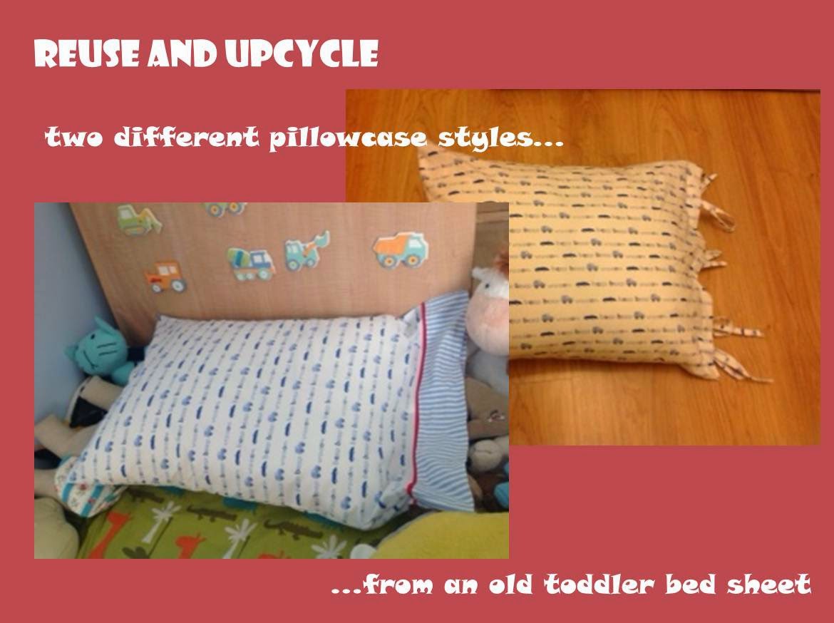 upcycled pillowcase