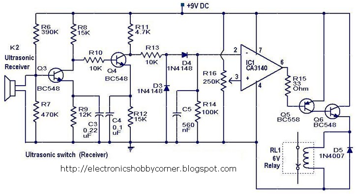 ELECTRONICS FOR BEGINNER'S: Ultrasonic switch