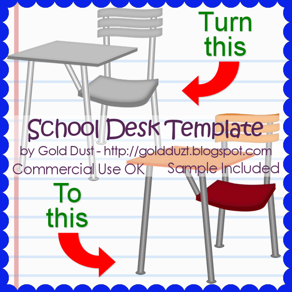 CU School Desk Template School+Desk+Preview
