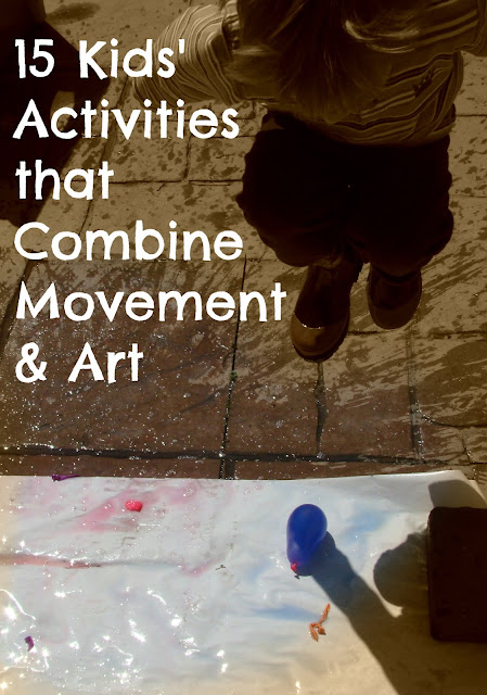 15 activities for kids that combine movement and art