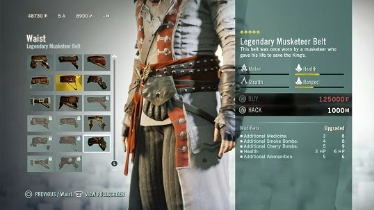 Assassin's Creed Unity Upgrades Assassin's Creed Unity Upgrades
