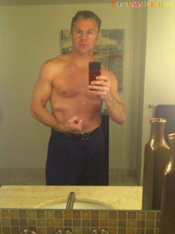 a shirtless picture to a