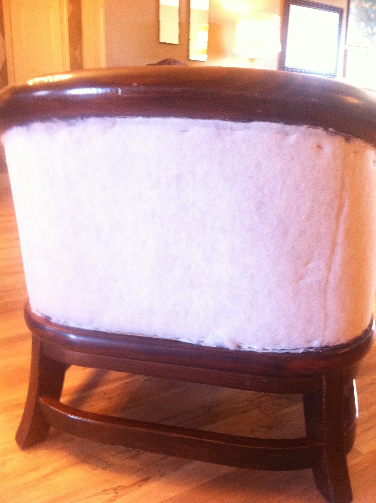 The Peacock Door Barrel Back Chair