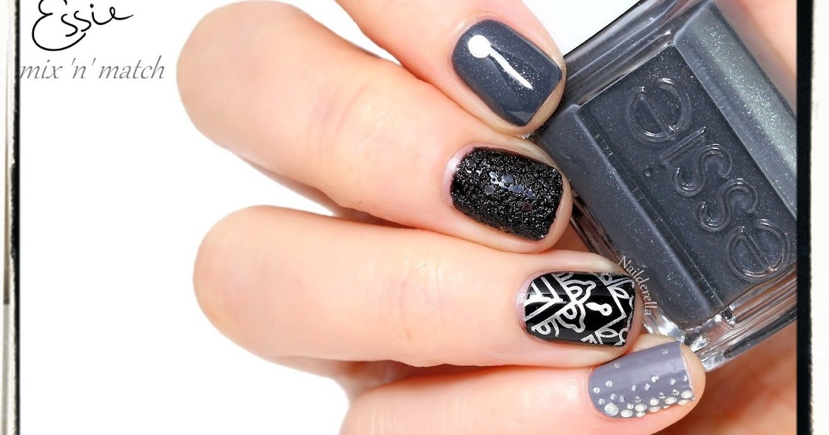 Essie Mix 'n' match and BPS plate Nailderella