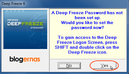 Cara Membuat Password Deep Preeze untuk Keamanan Komputer dan Laptop