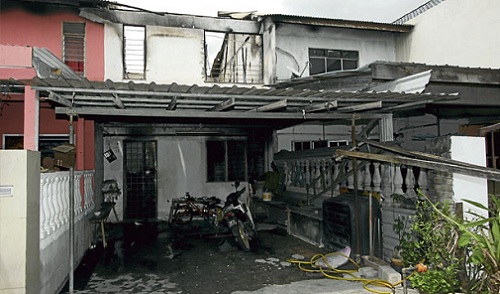 Gambar sekitar kebakaran rumah pengasas produk kecantikan ...