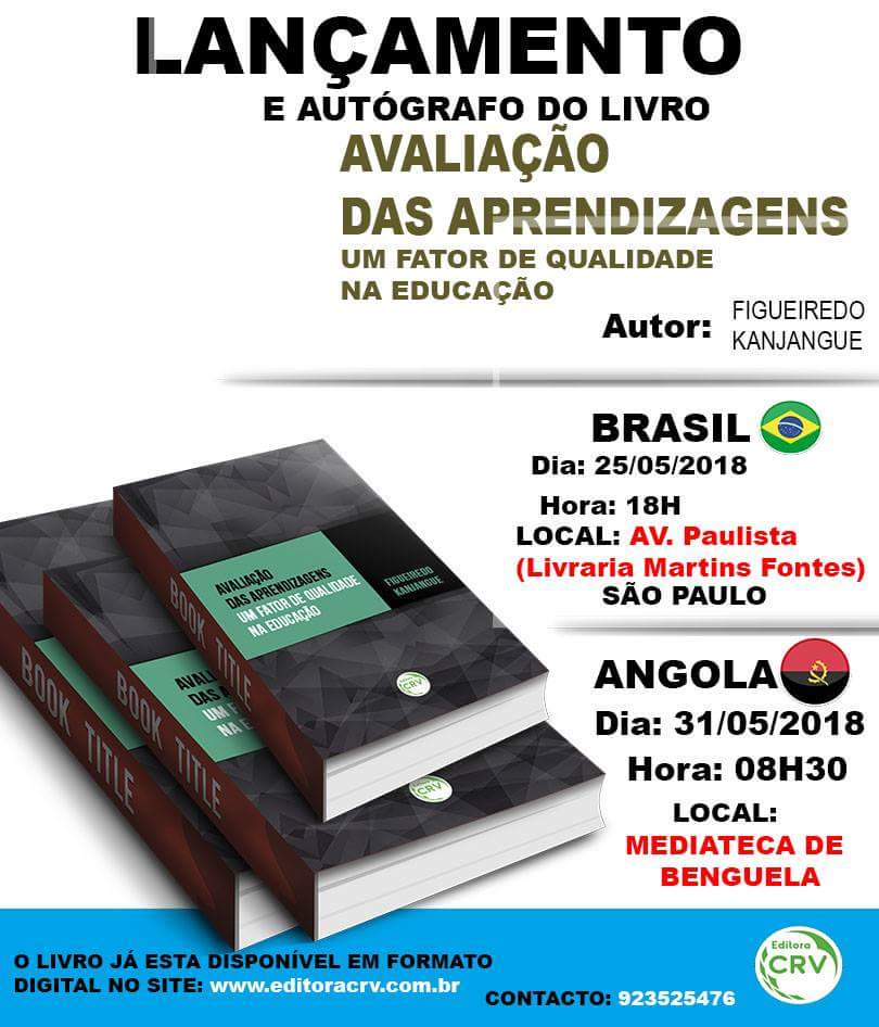 ATENÇÃO ANGOLA E BRASIL - LANÇAMENTO DO LIVRO AVALIAÇÃO DAS APRENDIZAGENS