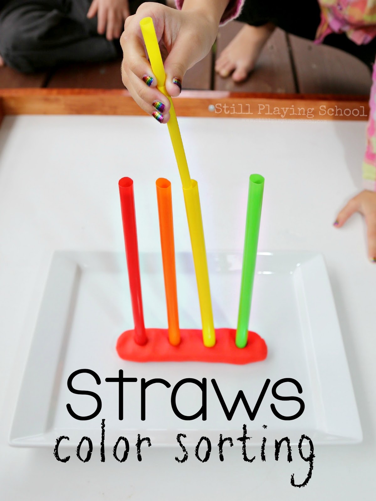 Straws Color Sort Still Playing School