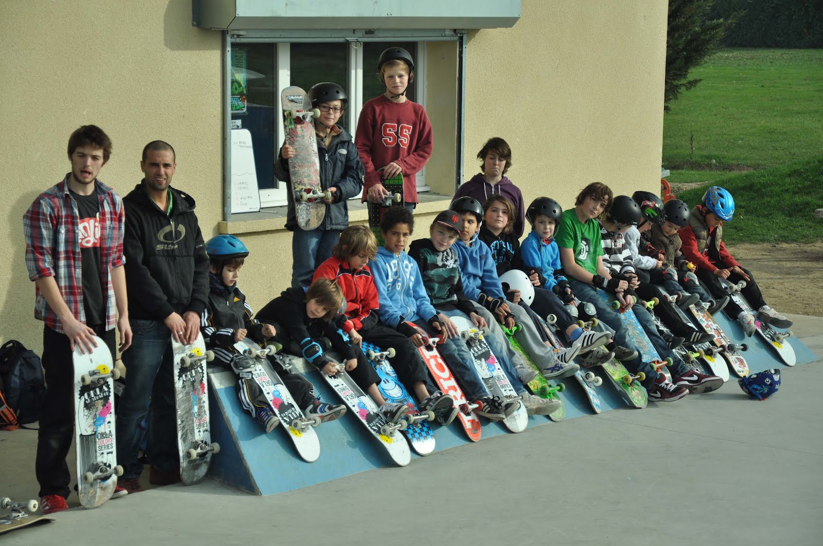 Une rampe de skate construite par et pour les jeunes du centre Léo