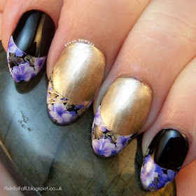 Floral French Tip water decals B058 from bornprettystore.