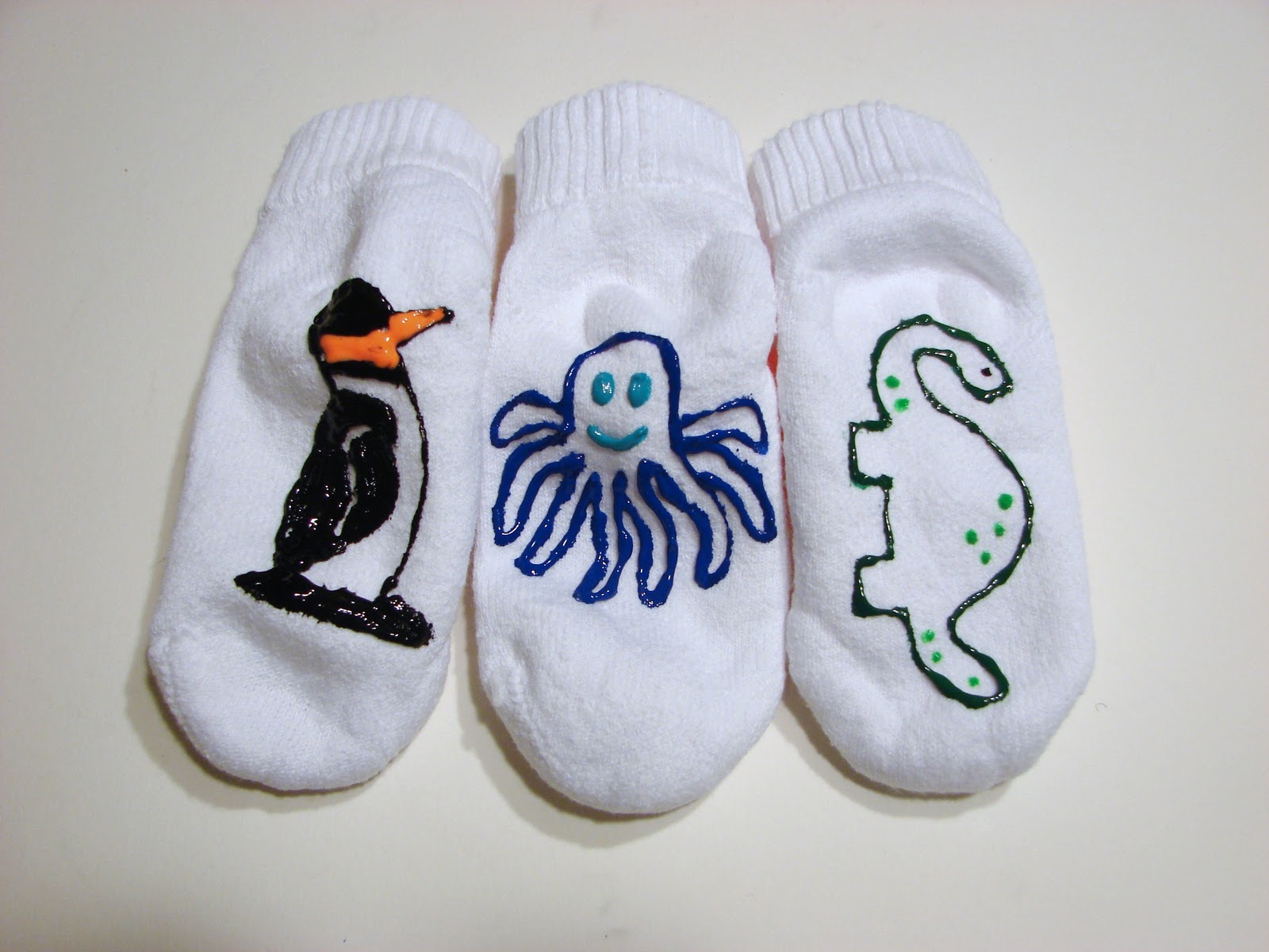 Childhood Beckons Homemade Non Skid Socks